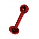 Labret / L&egrave;vre Anodis&eacute; Rouge Boule