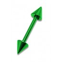 Téton Anodisé Vert Piques