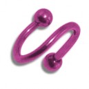 Spirale Anodisé Rose Boules