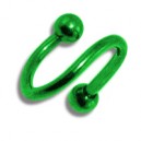 Spirale Anodisé Vert Boules