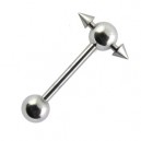Langue Barbell Transversal deux Piques