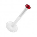 Piercing Madonna Stud Bioflex Push-Fit Rouge