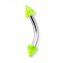 Arcade Acrylique Vert Scintillant Piques