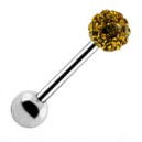 Langue Boule Cristal Jaune