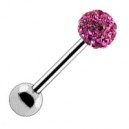 Langue Boule Cristal Rose