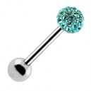 Langue Boule Cristal Turquoise