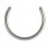 Barre Piercing Fer à Cheval Acier
