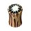 Piercing Ecarteur Plug Bois et Etoile