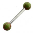Langue Acrylique Etoile Rouge / Vert