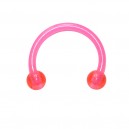 Tragus / Septum Bioplast Rose Boules