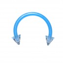 Tragus / Septum Bioplast Bleu clair Piques