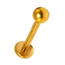 Labret / L&egrave;vre Anodis&eacute; Dor&eacute; Boule