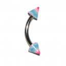Arcade Acrylique Vagues Bleu / Rose