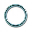 Labret / Anneau Titane Anodis&eacute; Bleu Clair