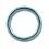 Piercing Anneau Titane Anodisé Bleu Clair
