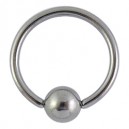 Labret / Anneau Acier Chirurgical fermeture Boule