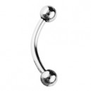 Piercing Arcade Acier Chirurgical Deux Boules