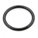 Labret / Anneau Blackline Anodis&eacute; Noir
