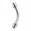 Piercing Arcade Acier Chirurgical Cônes Diamants Verts