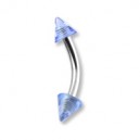 Arcade Acrylique Bleu Clair Transparent Piques