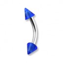 Arcade Acrylique Bleu Transparent Piques