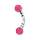 Arcade Acrylique Rose Transparent Boules