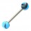 Piercing Langue Bleu Trans