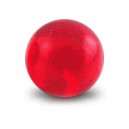 Boule Acrylique Rouge Transparente UV Seule