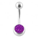 Nombril Diamants Swarovski Violets