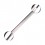 Piercing Langue Acrylique Noir Arlequin
