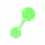 Piercing Langue Bioflex Vert