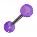 Langue Acrylique Violet Transparent Marbré 2