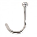 Nez Acier Chirurgical Diamant Blanc