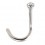 Piercing Nez Acier Chirurgical Diamant Blanc