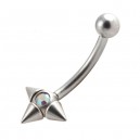 Arcade Acier Chirurgical 3 Piques Diamant