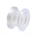 Tunnel Oreille / Lobe Acrylique Transparent