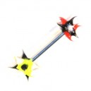 T&eacute;ton Silicone Noir / Jaune / Rouge