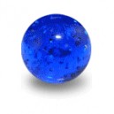 Boule Acrylique Bleue Fonc&eacute; UV Scintillante