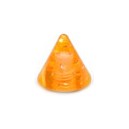 Pique Acrylique Orange UV Scintillant