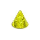 Pique Acrylique Jaune UV Scintillant