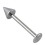 Piercing Tragus / Labret Acier Chirurgical 316L Pique 2
