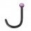 Piercing Nez Blackline Diamant Rose