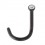 Piercing Nez Blackline Diamant Blanc