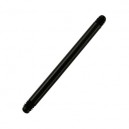 Barre Piercing Barbell Bioflex / Bioplast Noire