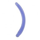 Barre Piercing Banane Bioflex / Bioplast Violette Clair
