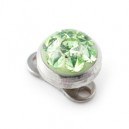 Diamant Rond Swarovski Cristal Vert