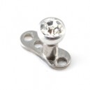 Diamant Boule Strass Blanc