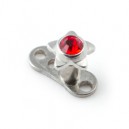 Diamant Etoile Strass Rouge
