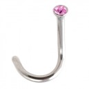 
Nez Acier Chirurgical Diamant Rose