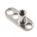 Base V1 en Titane 23G Piercing Microdermique